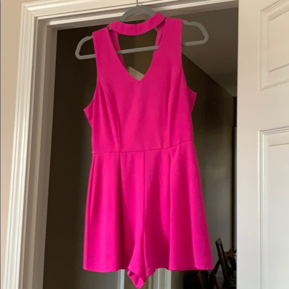 Pink romper